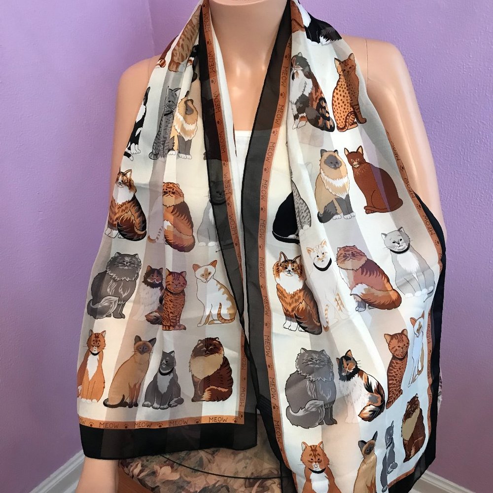Cat Scarf, designer unknown